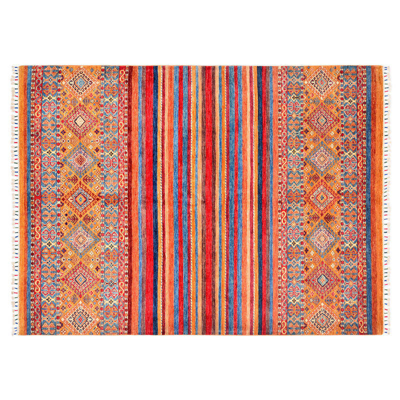 Bloomsbury Market Kull Hand Knotted Wool Red/Yellow/Blue Rug Wayfair